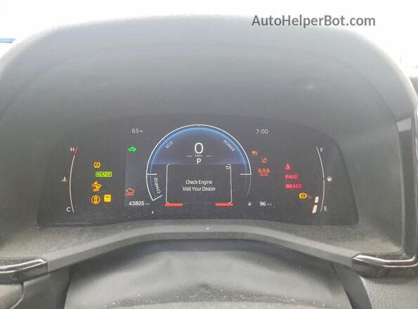 4T1DAACK0SU520983 2025 TOYOTA CAMRY White Սարքավորումների վահանակի տեսք