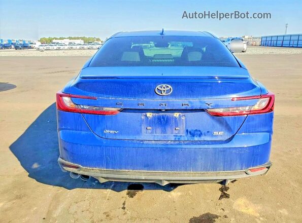 4T1DAACK1SU179609 2025 TOYOTA CAMRY Синий Вид сзади