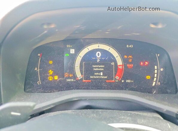 4T1DAACK1SU179609 2025 TOYOTA CAMRY Синий Вид щитка приборов