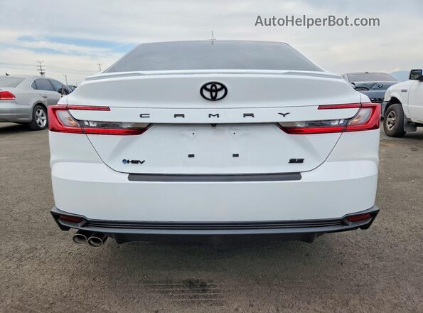 4T1DAACK2TU716912 2026 TOYOTA CAMRY Белый Вид сзади