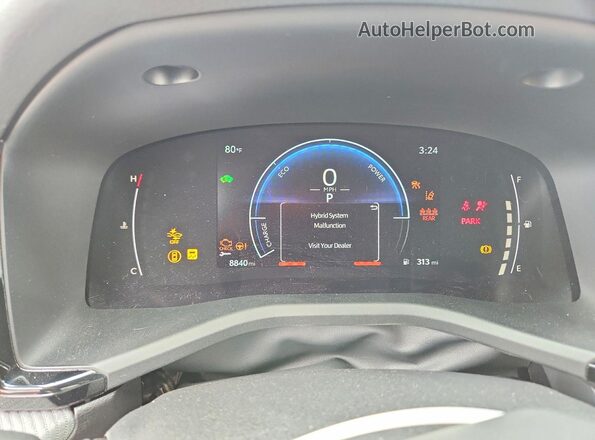 4T1DAACK2TU716912 2026 TOYOTA CAMRY Белый Вид щитка приборов