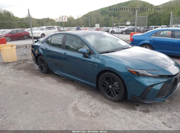 4T1DAACK3SU084887 2025 TOYOTA CAMRY Синий Передняя правая четверть