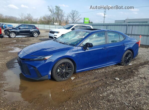 4T1DAACK3SU136664 2025 TOYOTA CAMRY Синий Передняя левая четверть
