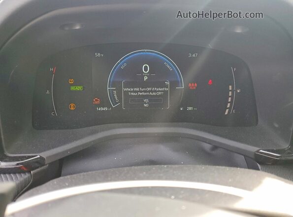 4T1DAACK4SU154400 2025 TOYOTA CAMRY Белый Вид щитка приборов