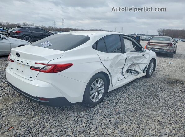 4T1DAACK4SU625137 2025 TOYOTA CAMRY White Trasero derecho