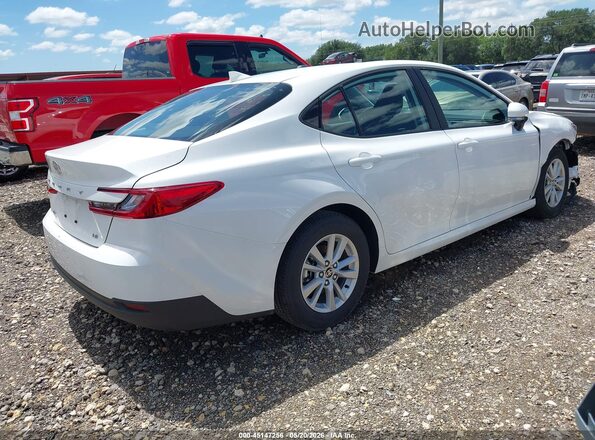 4T1DAACK4TU258614 2026 TOYOTA CAMRY Белый Задняя правая четверть
