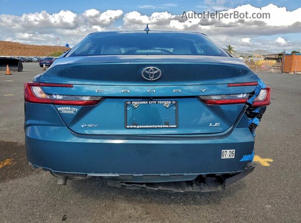 4T1DAACK6SU099075 2025 TOYOTA CAMRY Blue Vista trasera