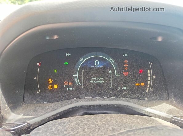 4T1DAACK6SU146704 2025 TOYOTA CAMRY Blue Widok zestawu wskaźników