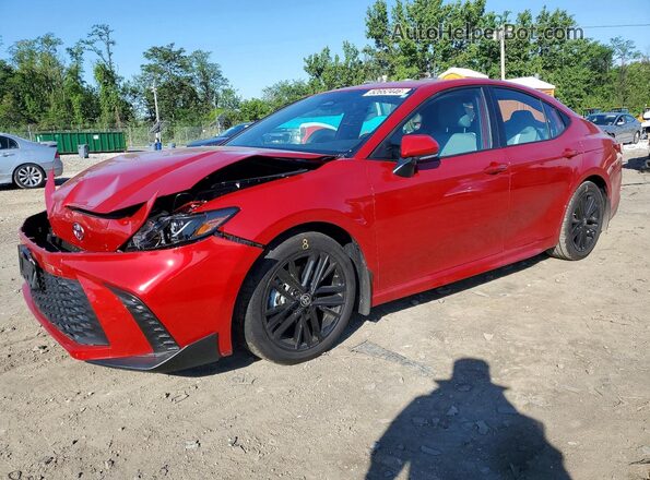 4T1DAACK6SU198513 2025 TOYOTA CAMRY Красный Передняя левая четверть