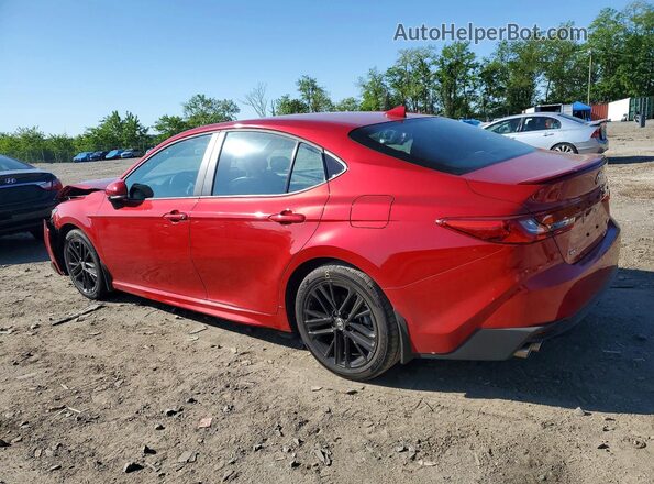 4T1DAACK6SU198513 2025 TOYOTA CAMRY Красный Задняя левая четверть