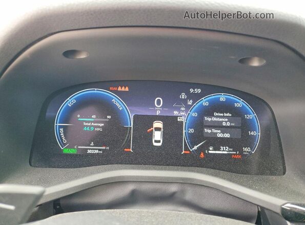 4T1DAACK7SU029665 2025 TOYOTA CAMRY Серый Вид щитка приборов