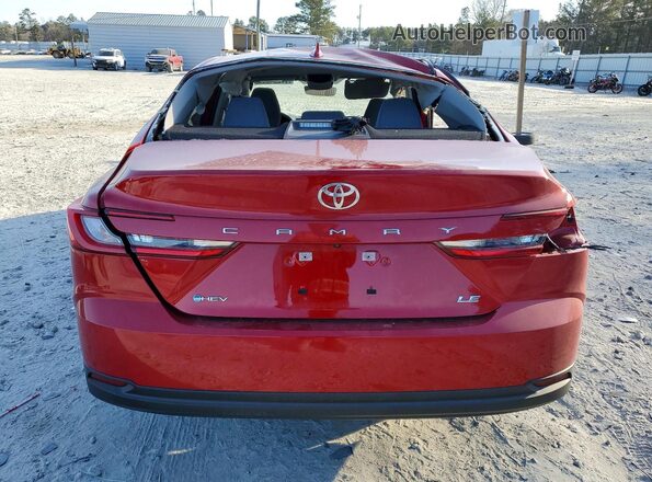 4T1DAACK8TU246532 2026 TOYOTA CAMRY Красный Вид сзади