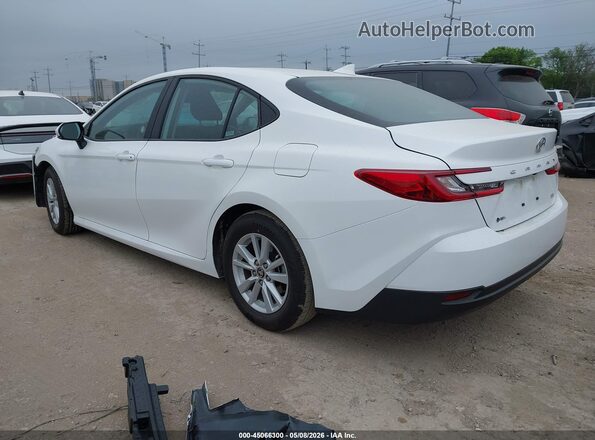 4T1DAACK8TU259569 2026 TOYOTA LE Белый Задняя левая четверть