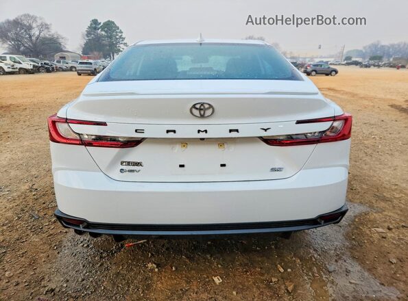 4T1DAACK9SU058519 2025 TOYOTA CAMRY Белый Вид сзади