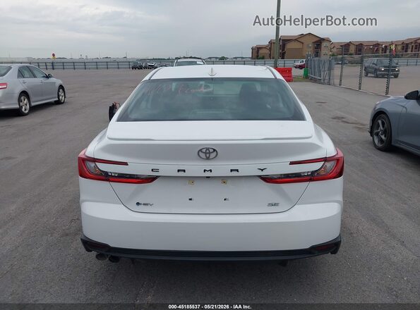 4T1DAACK9SU139505 2025 TOYOTA CAMRY White 