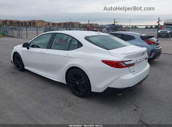 4T1DAACK9SU139505 2025 TOYOTA CAMRY White Tył lewy