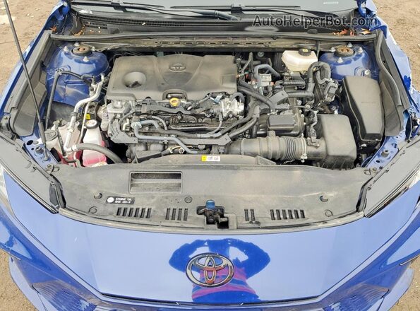 4T1DAACKXSU064586 2025 TOYOTA CAMRY Blue Вид задньої частини салону