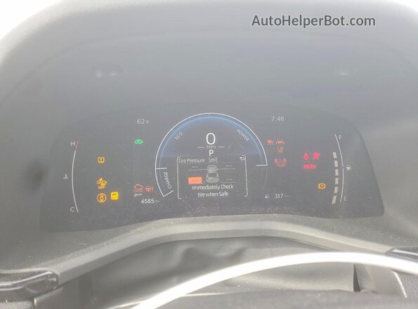 4T1DAACKXTU703986 2026 TOYOTA CAMRY Black Instrument cluster view