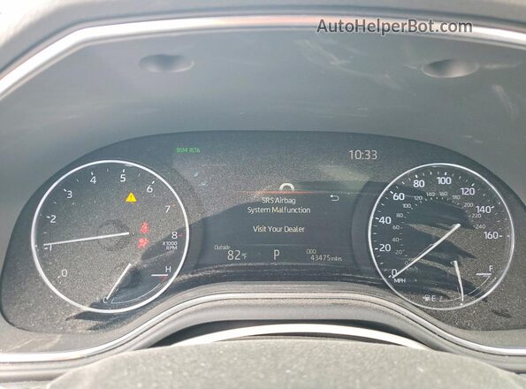4T1EZ1FB2LU041636 2020 TOYOTA AVALON Белый Вид щитка приборов