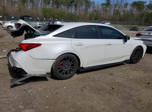 4T1FZ1FB4LU044512 2020 TOYOTA AVALON White Задня права чверть