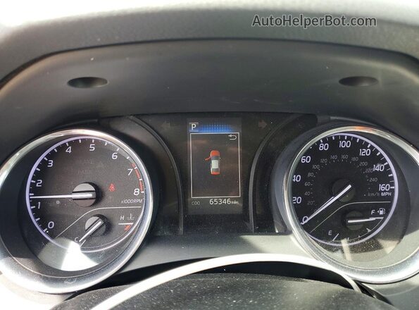 4T1G11AK1LU884279 2020 TOYOTA CAMRY White Widok zestawu wskaźników