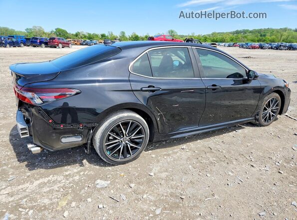 4T1G11AK1MU456861 2021 TOYOTA CAMRY Черный Задняя правая четверть