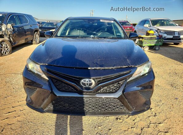 4T1G11AK3LU337661 2020 TOYOTA CAMRY Синий Вид спереди