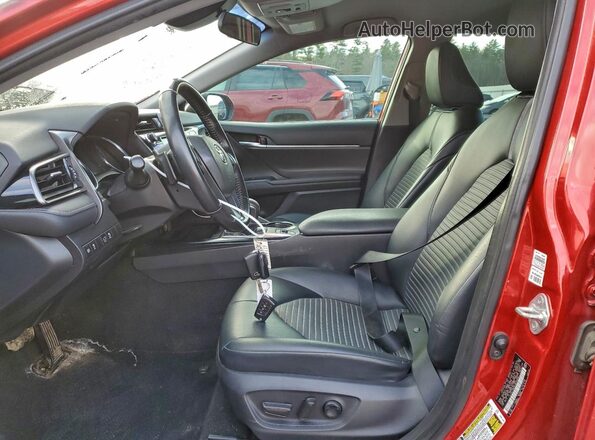 4T1G11BK5LU010998 2020 TOYOTA CAMRY Red Vista interior delantera