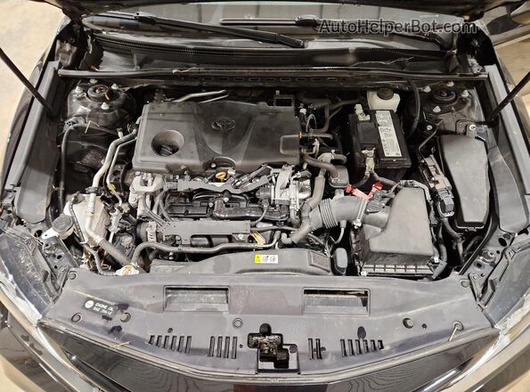 4T1G11BK8LU005679 2020 TOYOTA CAMRY Black Widok wnętrza z tyłu