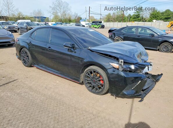 4T1KZ1AK0NU067472 2022 TOYOTA CAMRY Черный Передняя правая четверть