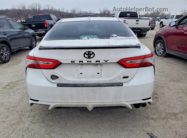 4T1M11AK7LU397381 2020 TOYOTA CAMRY White Widok z tyłu