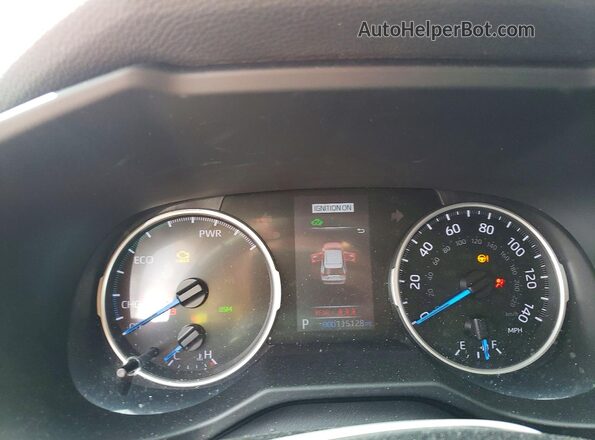 4T3B6RFV0MU055290 2021 TOYOTA RAV4 Red ხელსაწყოთა პანელის ხედი