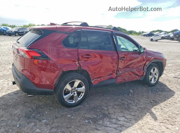 4T3B6RFV0MU055290 2021 TOYOTA RAV4 Red უკანა მარჯვენა