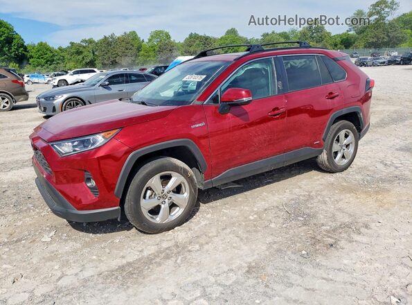 4T3B6RFV0MU055290 2021 TOYOTA RAV4 Red წინა მარცხენა ხედი სამი მეოთხედიდან