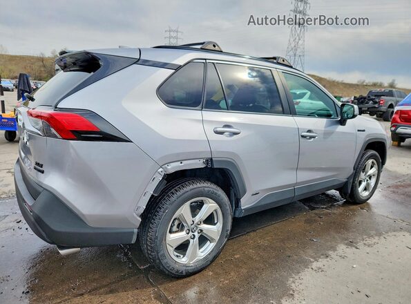 4T3B6RFV1MU043276 2021 TOYOTA RAV4 Серебряный Задняя правая четверть