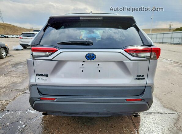 4T3B6RFV1MU043276 2021 TOYOTA RAV4 Серебряный Вид сзади