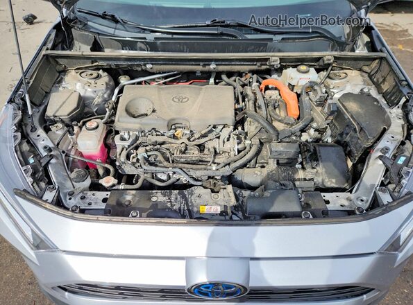 4T3B6RFV1MU043276 2021 TOYOTA RAV4 Серебряный Вид подкапотного пространства