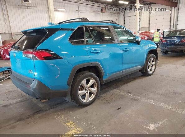 4T3B6RFV9MU030548 2021 TOYOTA LE Blue Rear right