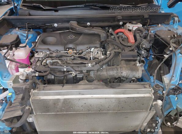 4T3B6RFV9MU030548 2021 TOYOTA LE Blue Rear view