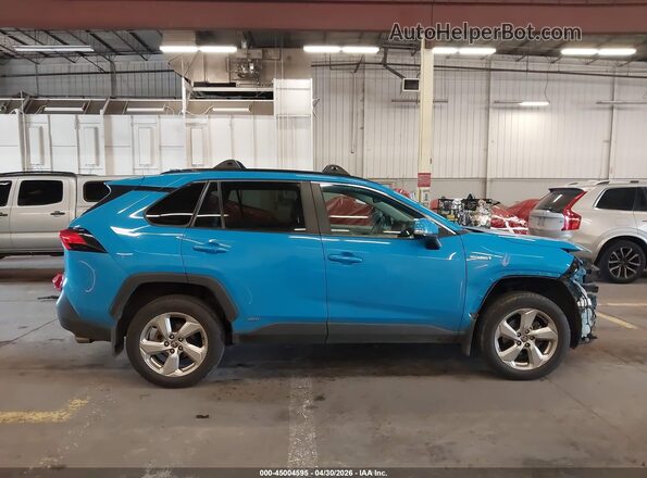 4T3B6RFV9MU030548 2021 TOYOTA LE Blue 360 interior view