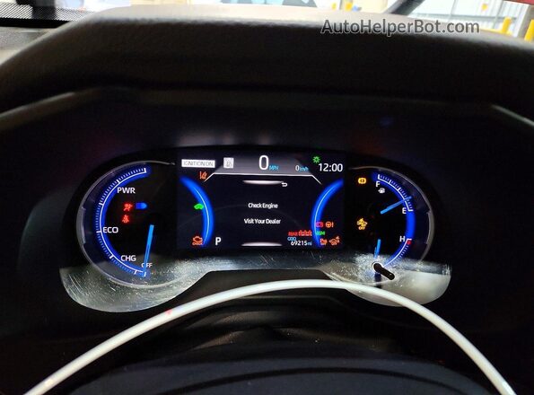 4T3D6RFV2NU071811 2022 TOYOTA LIMITED Красный Вид щитка приборов