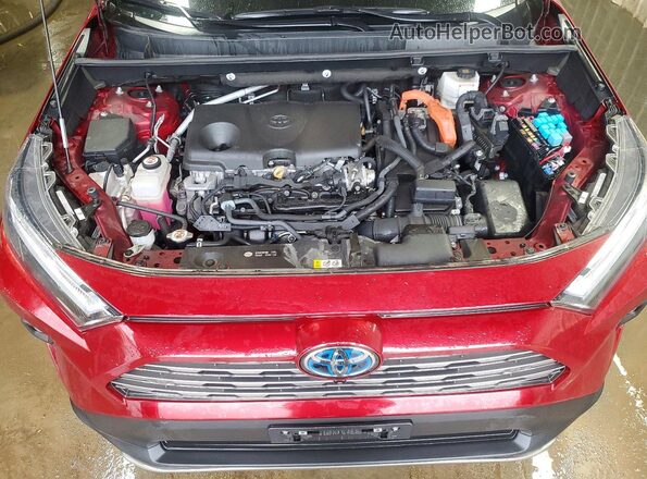 4T3D6RFV7PU132153 2023 TOYOTA LIMITED Red Widok wnętrza z tyłu