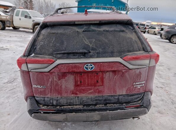 4T3D6RFV9MU049545 2021 TOYOTA LIMITED Red Հետևի տեսք