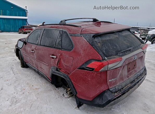 4T3D6RFV9MU049545 2021 TOYOTA LIMITED Red Հետևի ձախ