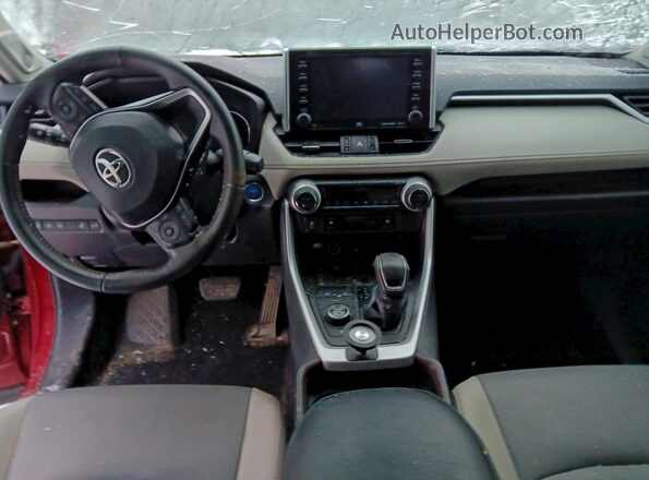4T3D6RFV9MU049545 2021 TOYOTA LIMITED Red Առջևի վահանակի տեսք