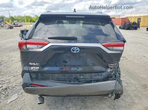 4T3D6RFVXMU062854 2021 TOYOTA RAV4 Black Widok z tyłu