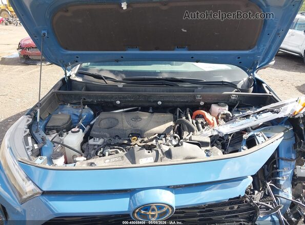4T3E6RFV0NU094072 2022 TOYOTA RAV4 HYBRID Синий Вид сзади