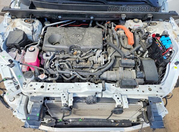 4T3E6RFV1MU063279 2021 TOYOTA RAV4 White Widok komory silnika