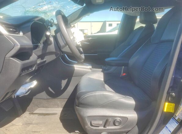 4T3E6RFV6MU017351 2021 TOYOTA RAV4 Blue Widok wnętrza z przodu