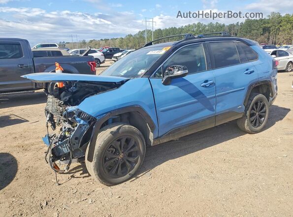 4T3E6RFV6NU093928 2022 TOYOTA RAV4 Синий Передняя левая четверть